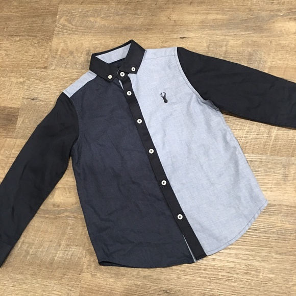 Next Colorblock Buttondown Shirt 6 - Picture 1 of 5